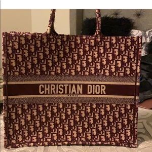 Like New Authentic Christian Dior Book Tote 2018